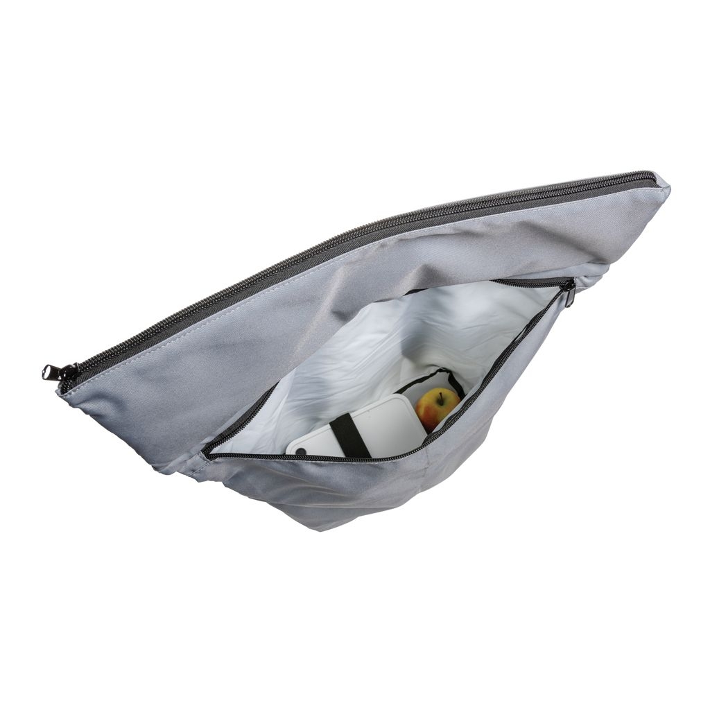 XDP763.17-2Dillon AWARE™ RPET faltbarer Lightweight-Rucksack_ grau