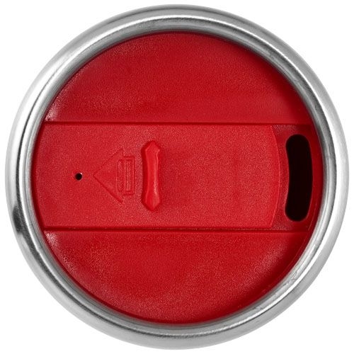 PF100310-3Elwood 410 ml Isolierbecher_ silber_rot