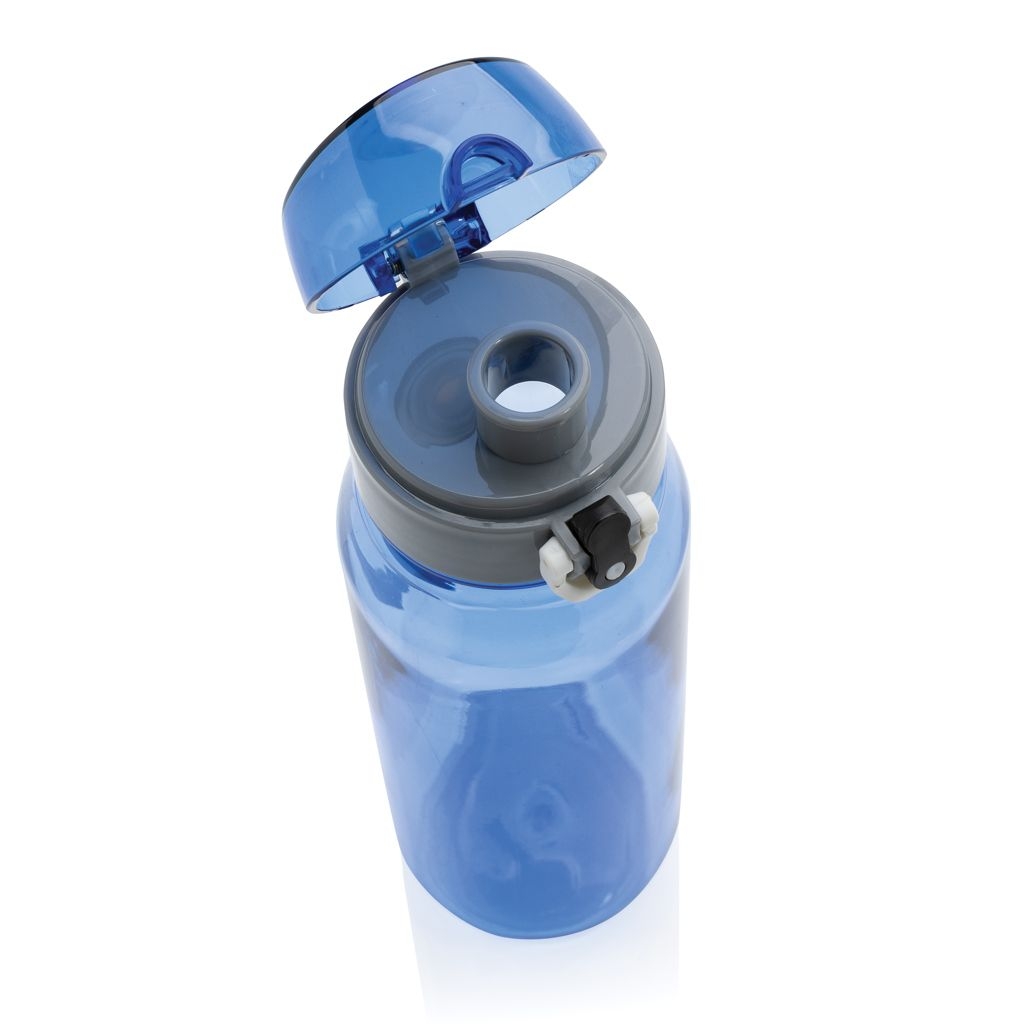 XDP437_02-5Yide verschliessbare Wasserflasche aus RCS rec. PET_ 800ml_ blau