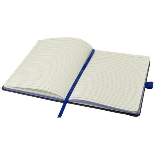 PF106907-3Colour-Edge A5 Hard Cover Notizbuch_ schwarz_royalblau
