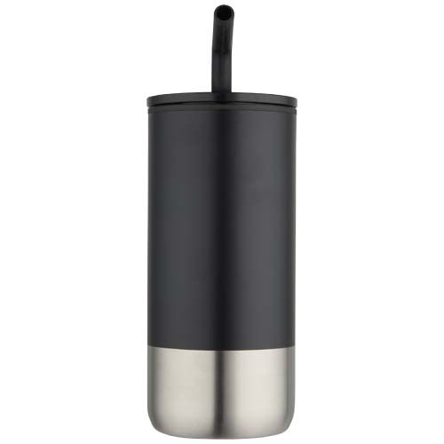 PF100918-4Grayson 480 ml RCS recycelter Isolierbecher mit Trinkhalm_ schwarz