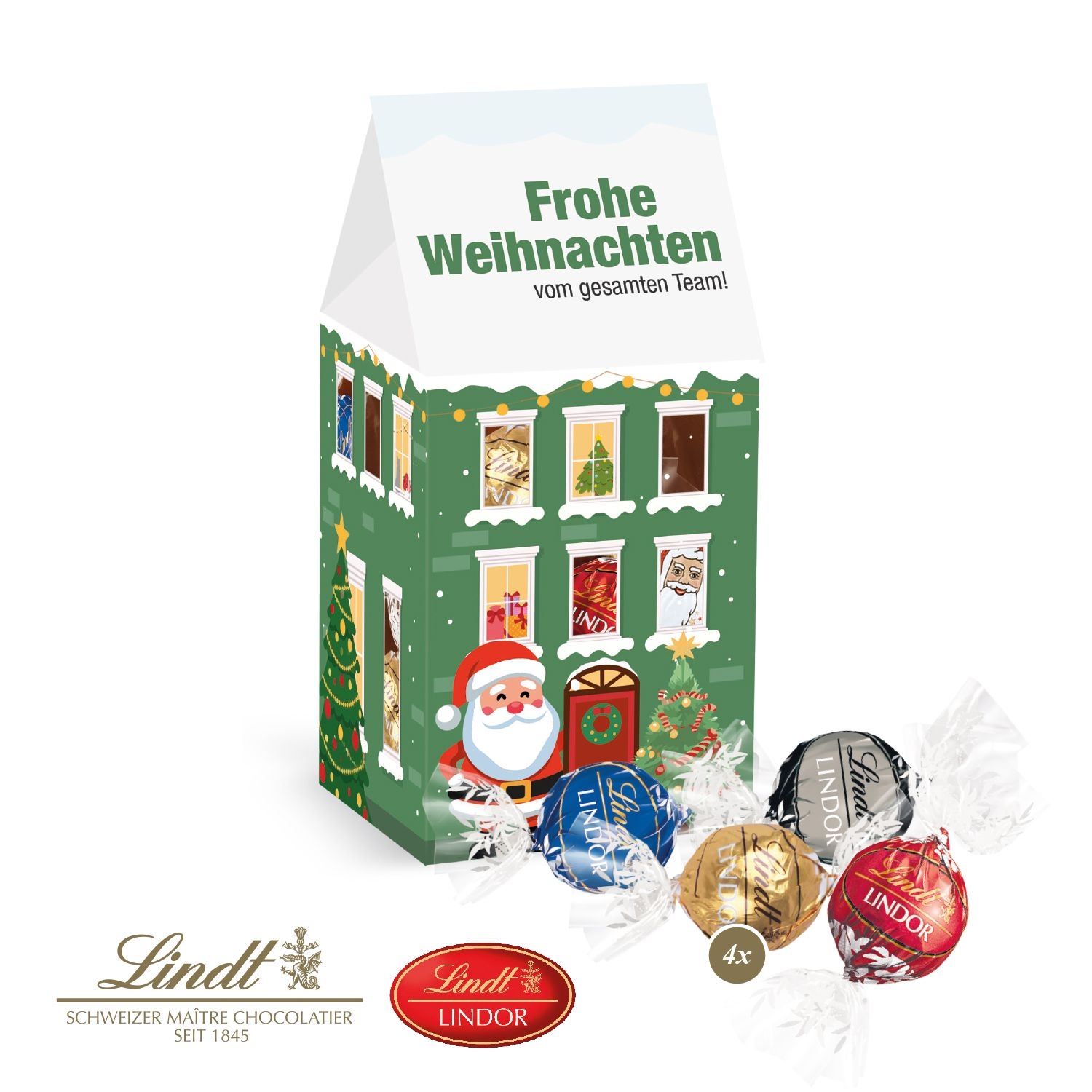 CD95604Lindt Weihnachtshaus _Wintertraum_
