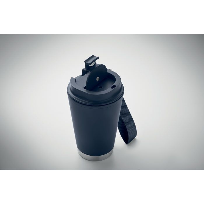 MO2596-85Topiz Doppelwandiger Becher 300 ml_ marineblau