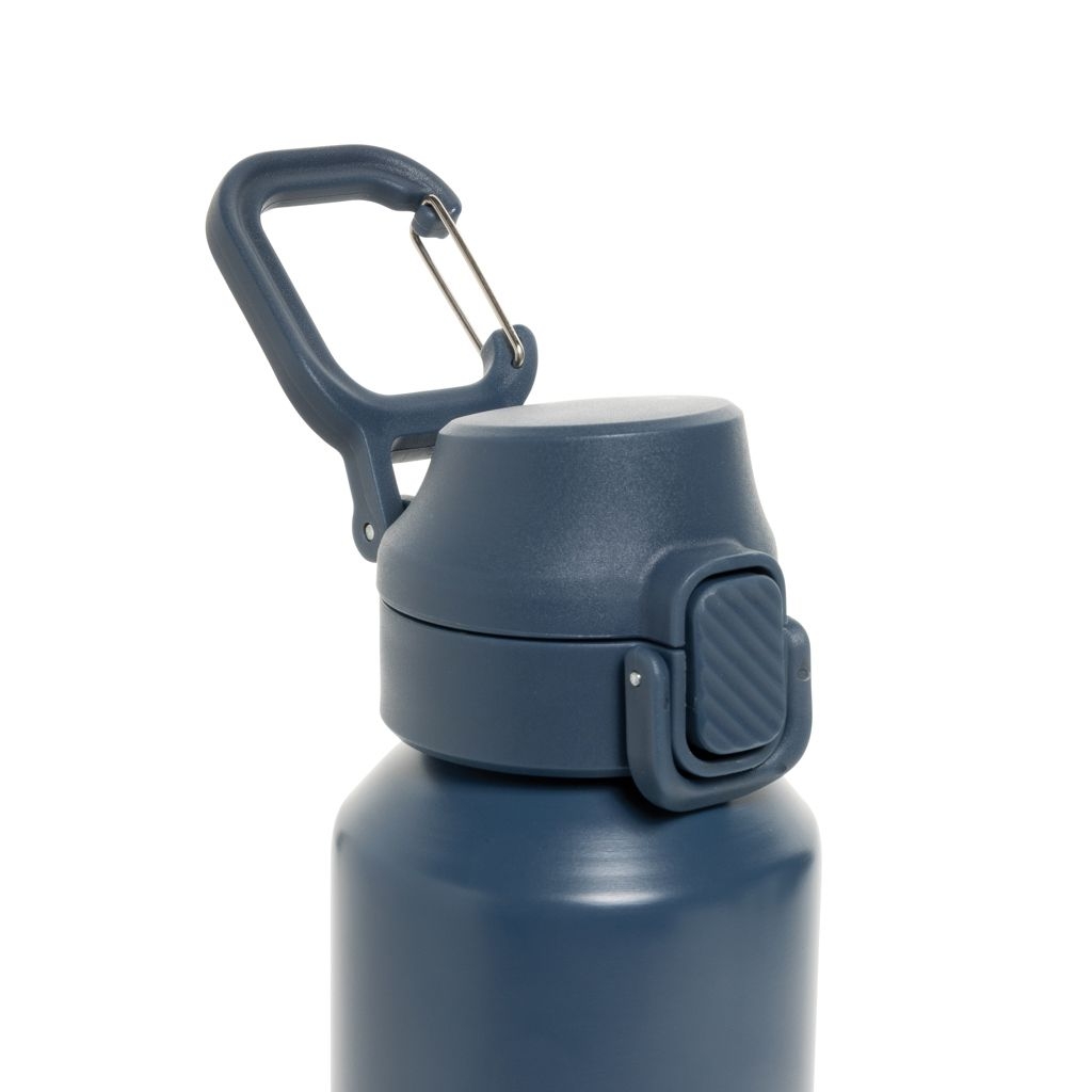 XDP437.50-25Via RCS Re-Steel Sportflasche mit Verschluss_ 600ml_ navy blau