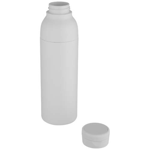 PF100838-1Illuminate 650 ml RCS doppelwandige Isolierflasche aus recyceltem Edelstahl_ weiss