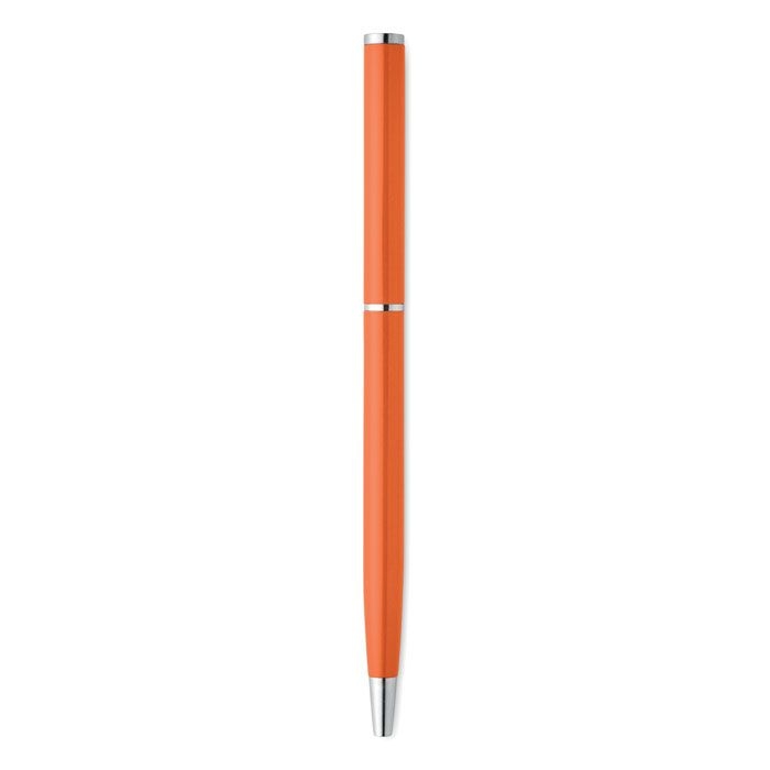 MO3139-10Nimes Drehkugelschreiber recy. Alu_ orange