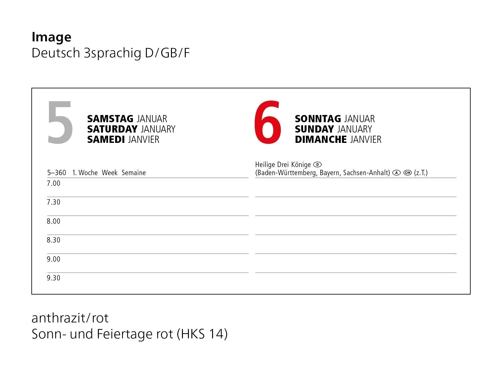 GE0020-SCSWerbeartikel Buchkalender Image_ schwarz_ Silberpraegung