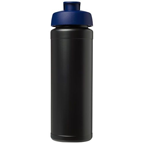 PF210074-14Baseline® Plus grip 750 ml Sportflasche mit Klappdeckel_ schwarz_blau