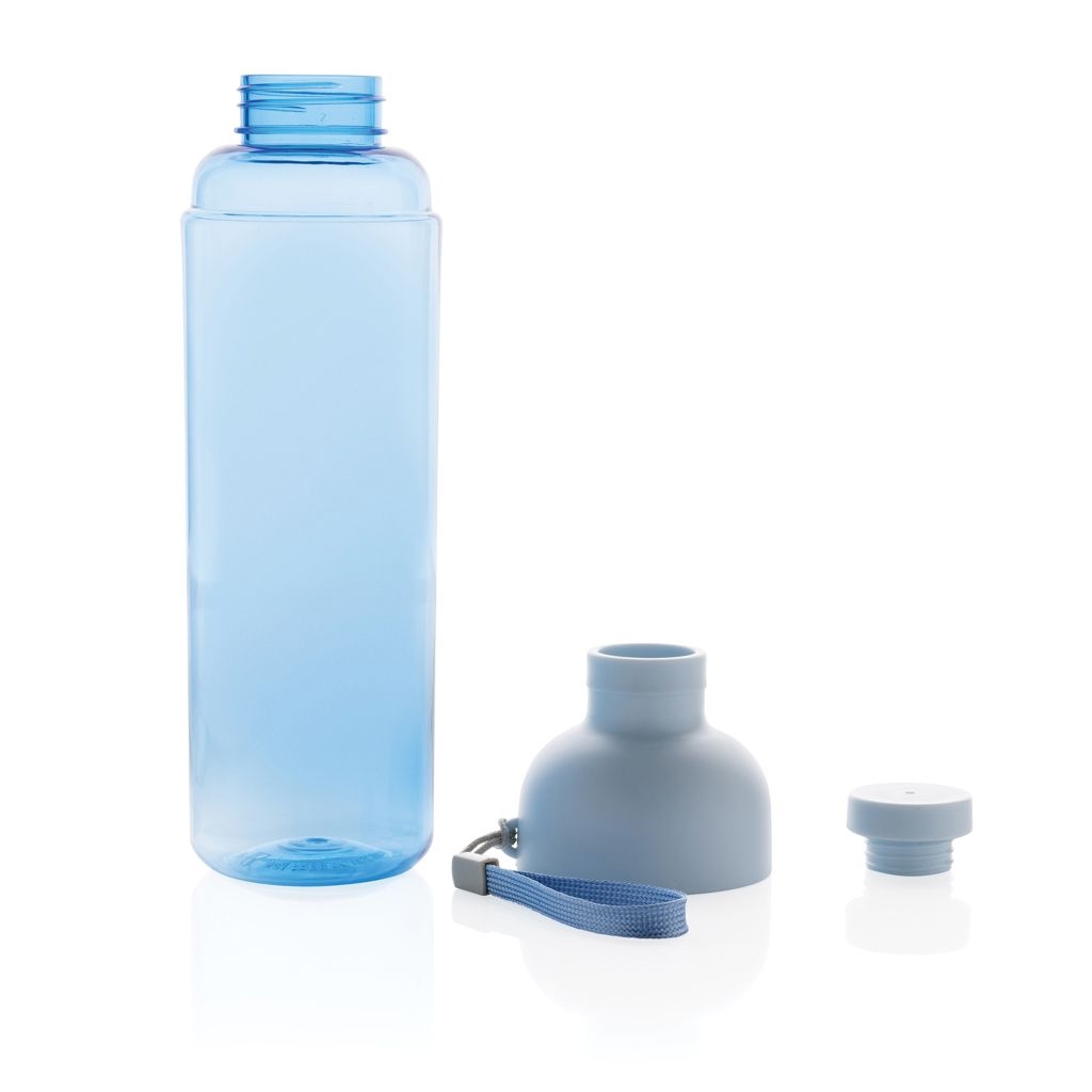 XDP437_01-5Impact auslaufsichere Wasserflasche aus RCS recyc. PET 600ml_ blau