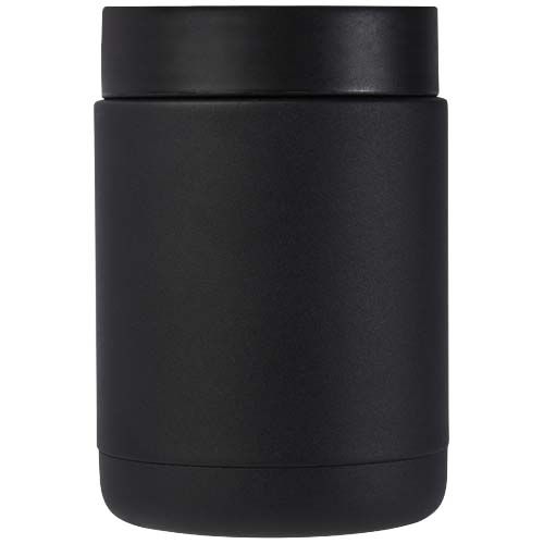 PF113422-4Doveron 500 ml isolierter Lunchpot aus recyceltem Edelstahl_ schwarz