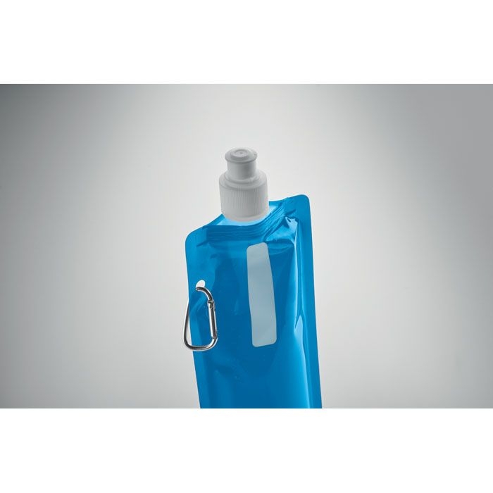 MO8294-23Gates Faltbare Wasserflasche_ transparent blau