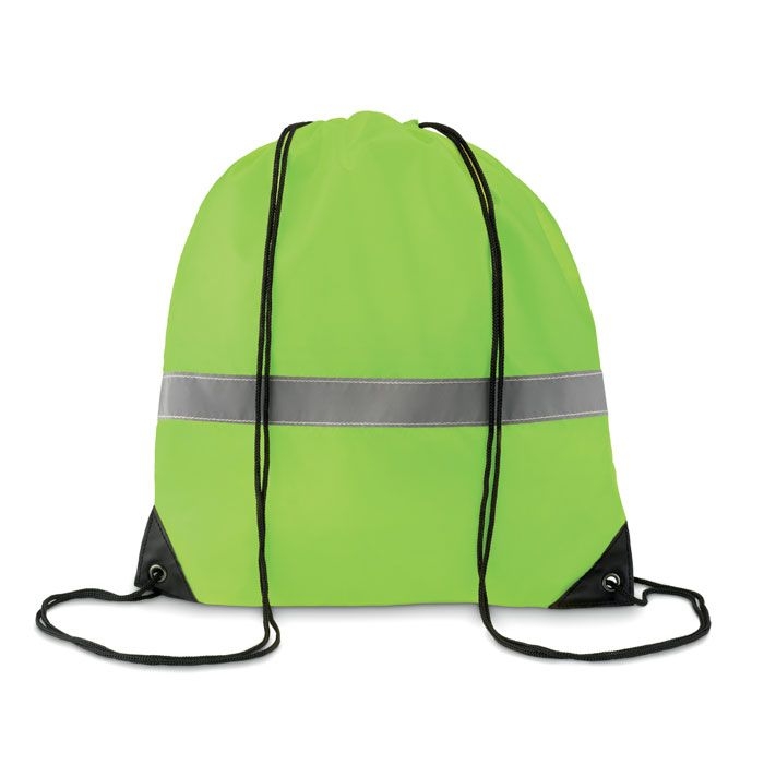 MO8868-70Stripe Beutel mit Kordelzug_ neon gelb
