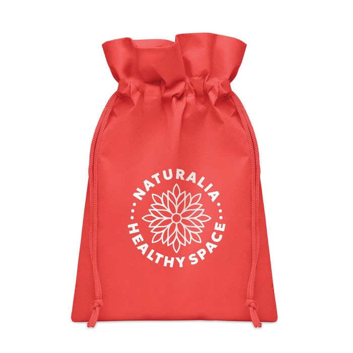 MO2617-05Okurimono Kleiner Beutel RPET Non-Woven_ rot