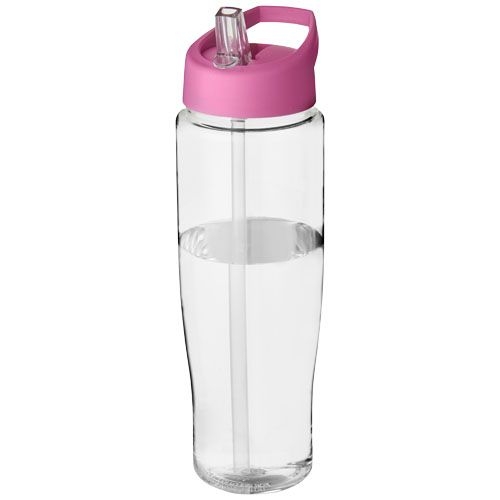 PF210044-22H2O Active® Tempo 700 ml Sportflasche mit Ausgussdeckel_ transparent_rosa