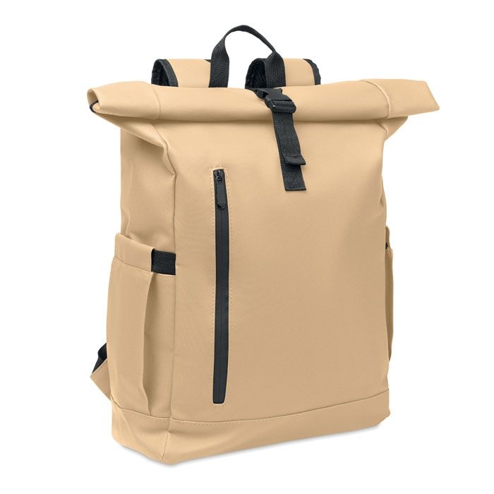 MO2643-39Bangkok Roll Rolltop-Rucksack 600D RPET_ khaki