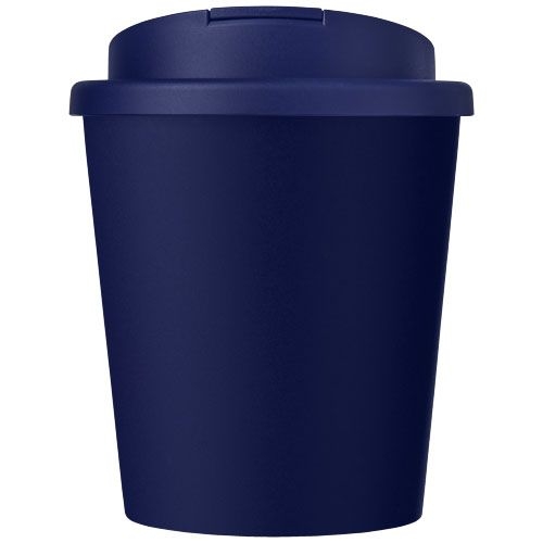 PF210455-16Americano® Espresso Eco 250 ml recycelter Isolierbecher mit auslaufsicherem Deckel _ blau