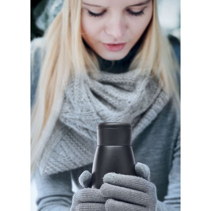 MO2331-03Calefrio Doppelwandige Flasche 400 ml_ schwarz