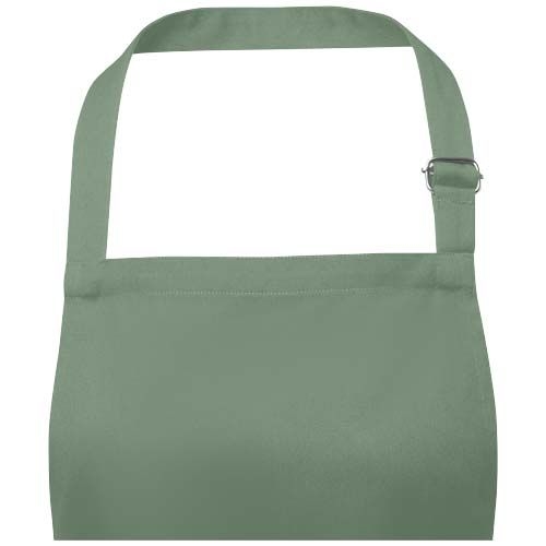 PF113334-8Andrea 240 g_m² Schuerze mit verstellbarem Nackenband_ heather gruen