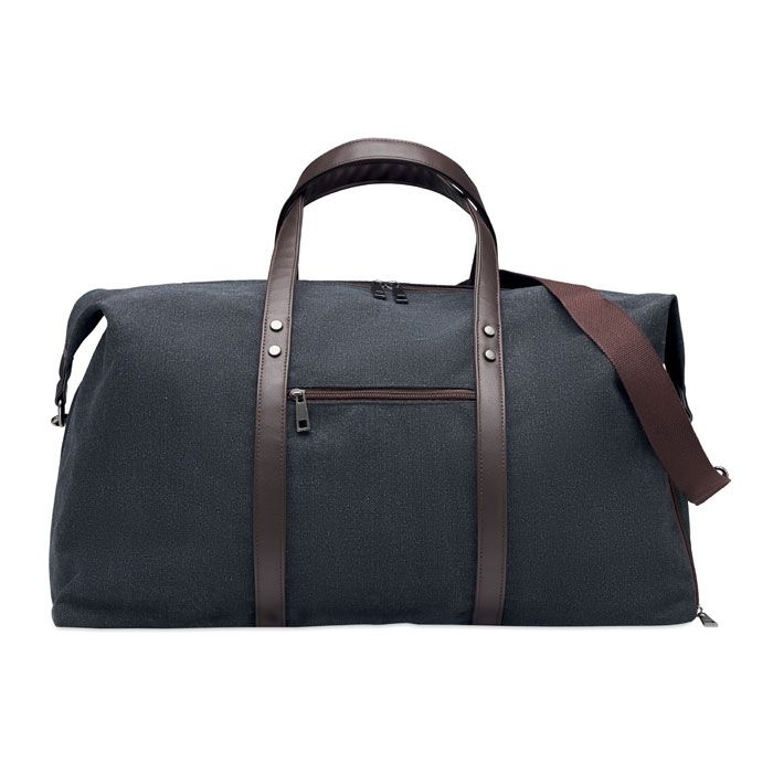 MO6279-03Zurich Weekender Canvas 450 g_m²_ schwarz