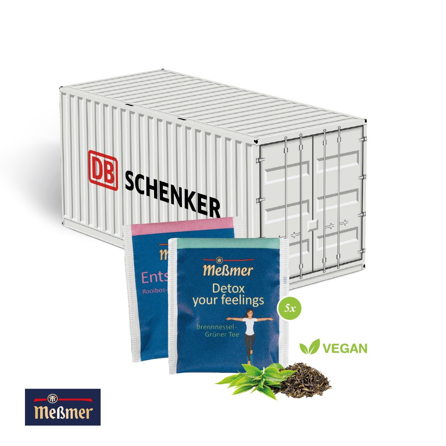 CD91687-013D Praesent Container mit Messmer_ Messmer Tee