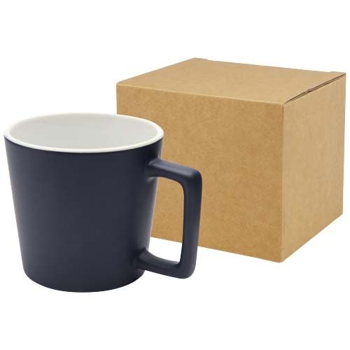 PF100900-4Cali 370 ml Keramiktasse mit matter Oberflaeche_ marineblau