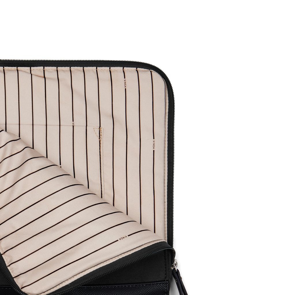 XDV78807-01VINGA Marlow 16_ Laptop Sleeve aus RCS recyceltem Polyester_ schwarz