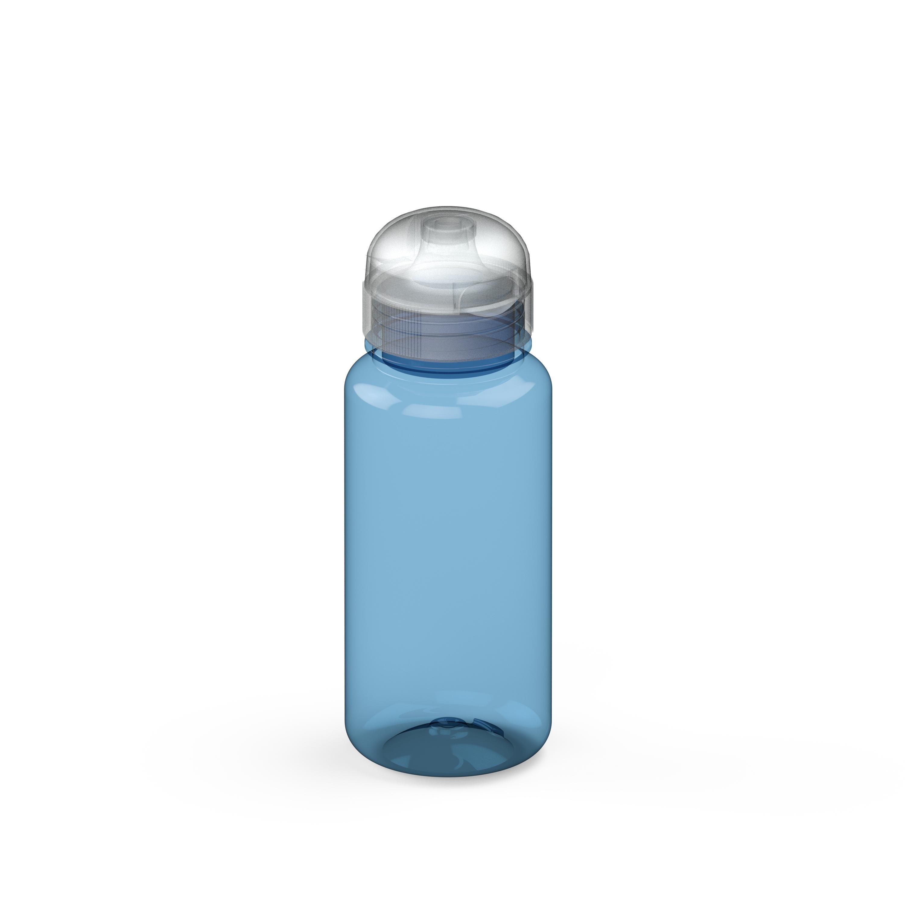 EL01390-2Trinkflasche _Sports_ 400 ml_ transparent-blau_ transparent