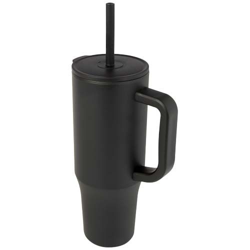 PF100867-7Brady 900 ml RCS-zertifizierter Isolierbecher mit Silikon Trinkhalm_ schwarz