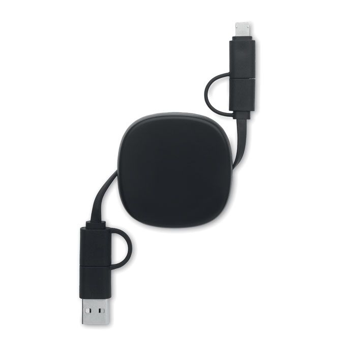 MO2425-03Linea Einziehbares Ladekabel 60W_ schwarz