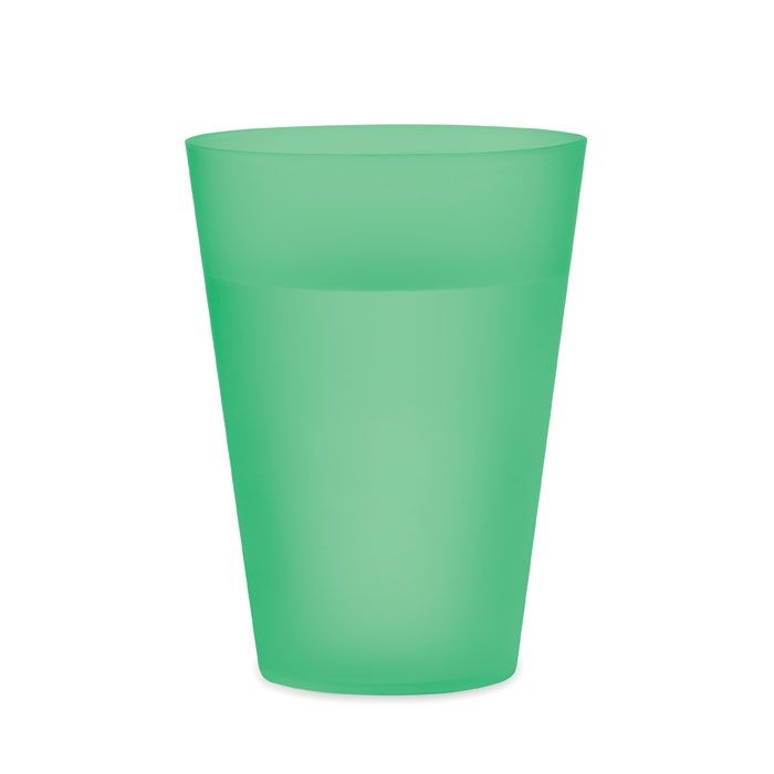 MO6375-24Festa Wiederverwendbarer Becher 300ml_ transparent gruen