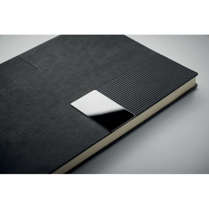 MO2645-03Treze DIN A5 Notizbuch PU_ schwarz
