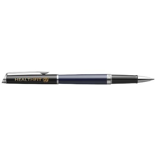PF107960-2Waterman Hemisphere Color-Block Tintenroller mit Palladiumbeschichtung _schwarze Mine_ blau_schwarz