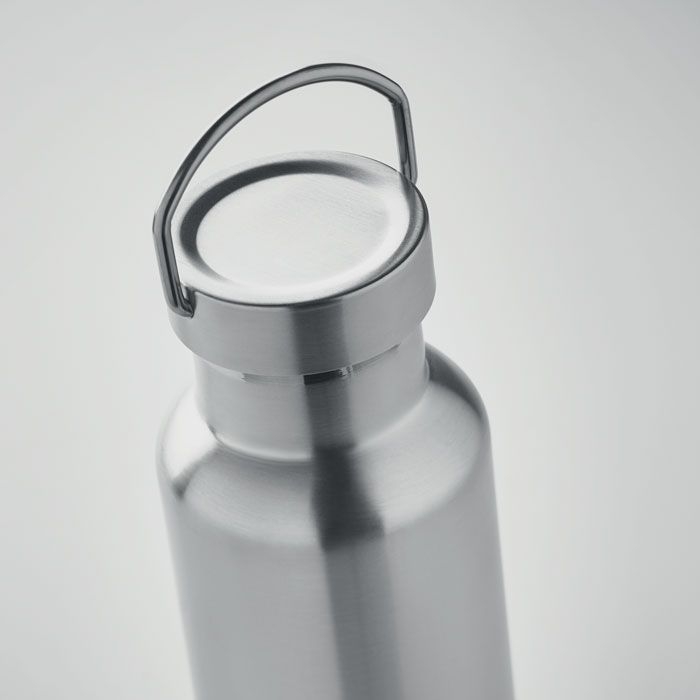 MO2107-16Florence Doppelwandige Flasche 500 ml_ mattsilber