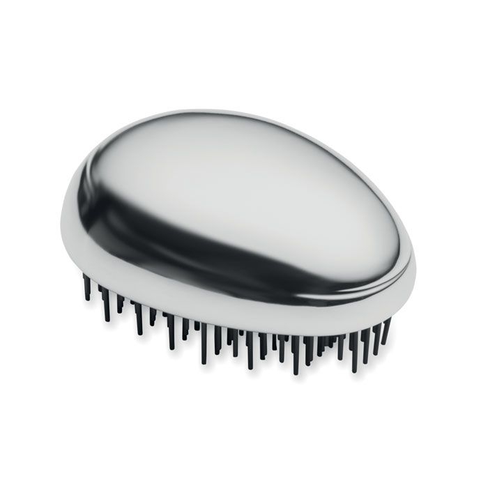 MO3163-17Brush Anti-Tangle-Haarbuerste_ silber glaenzend