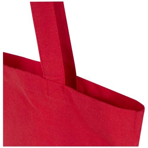 PF120789-3Peru Blend 180 g_m² Tragetasche aus GRS recycelter Baumwolle 7L_ rot