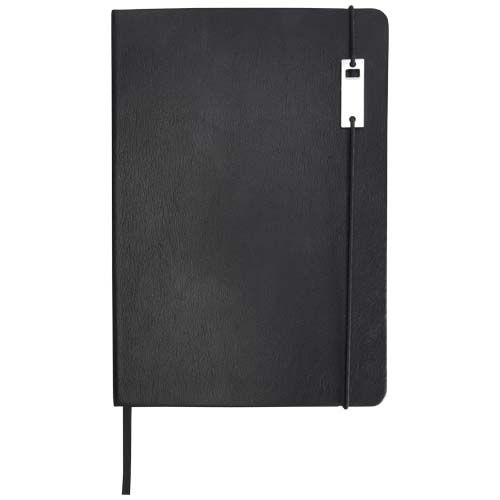 PF106258-5Legato Elegance A5 Hardcover Notizbuch mit Tintenroller Set_ schwarz_schwarz