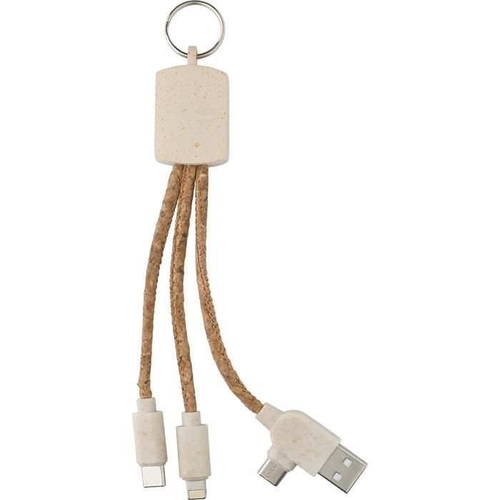 GI1015139-11Schluesselanhaenger Landry aus Edelstahl_ brown
