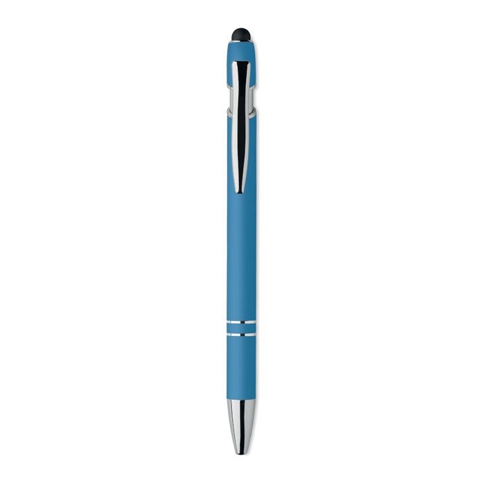 MO2798-12Siparo Druckkugelschreiber mit Stylus_ tuerkis