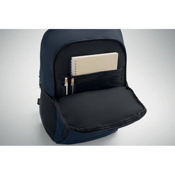 MO2684-85Korovin 15_ Laptop-Rucksack PU_ marineblau