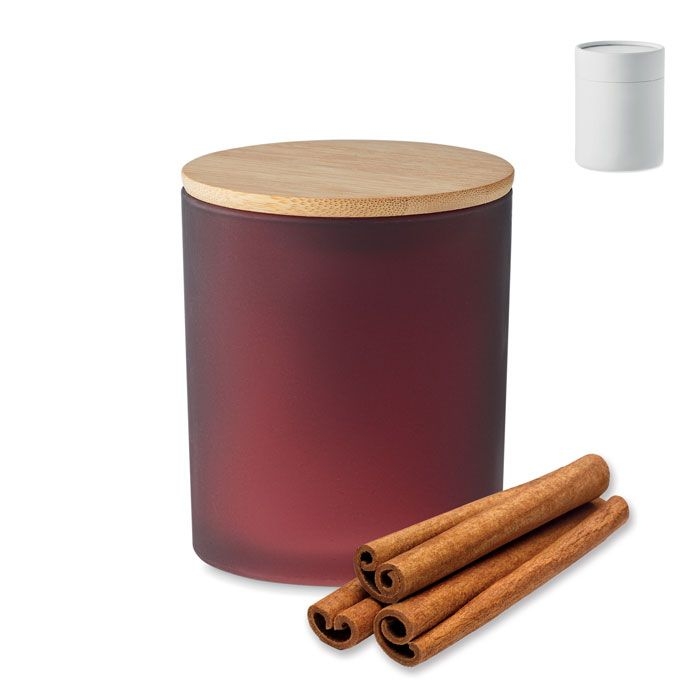MO6621-02Keops Large Kerze im Glas 280 g_ bordeaux