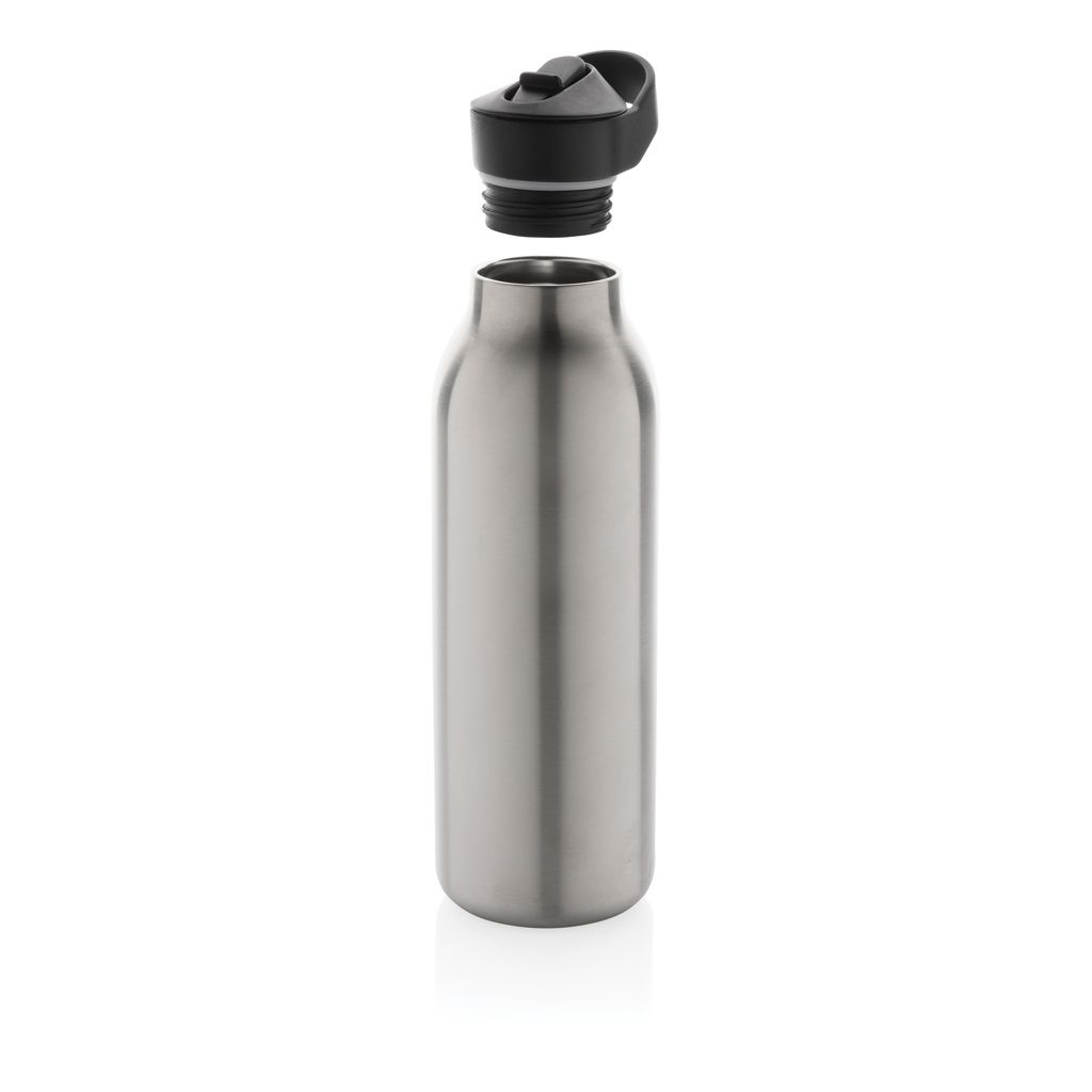 XDP438.08-2Avira Ara RCS Re-Steel Fliptop Wasserflasche 500ml_ silber