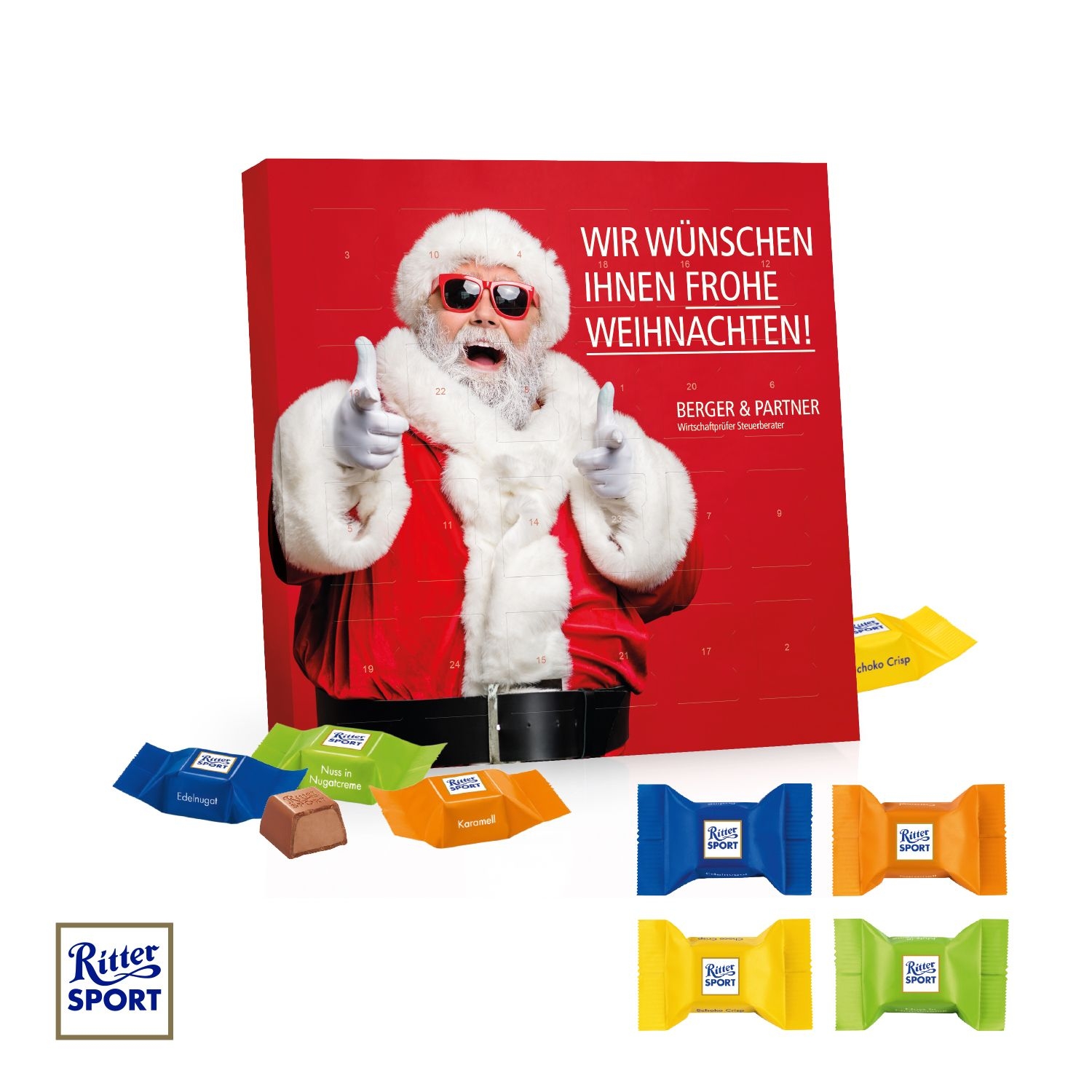 CD95196-02Tisch-Adventskalender mit Ritter SPORT Schokowuerfel_ Individuelles Motiv