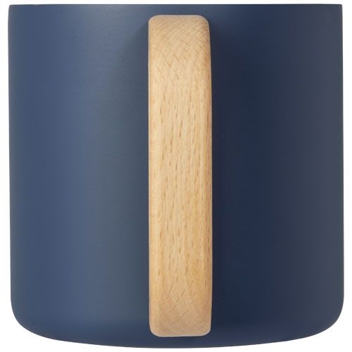 PF100740-2Bjorn RCS-zertifizierter Becher aus recyceltem Edelstahl mit Kupfer-Vakuumisolierung_ 360 ml_ dunkel