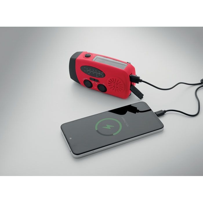 MO2746-05Onda AM_FM Radio mit Taschenlampe_ rot