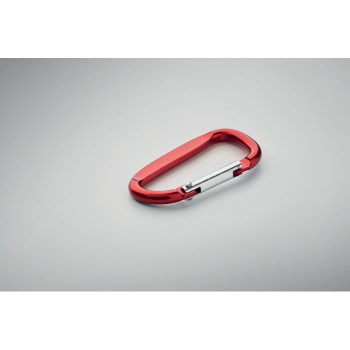 MO2259-05Gancho Karabinerhaken Aluminium_ rot