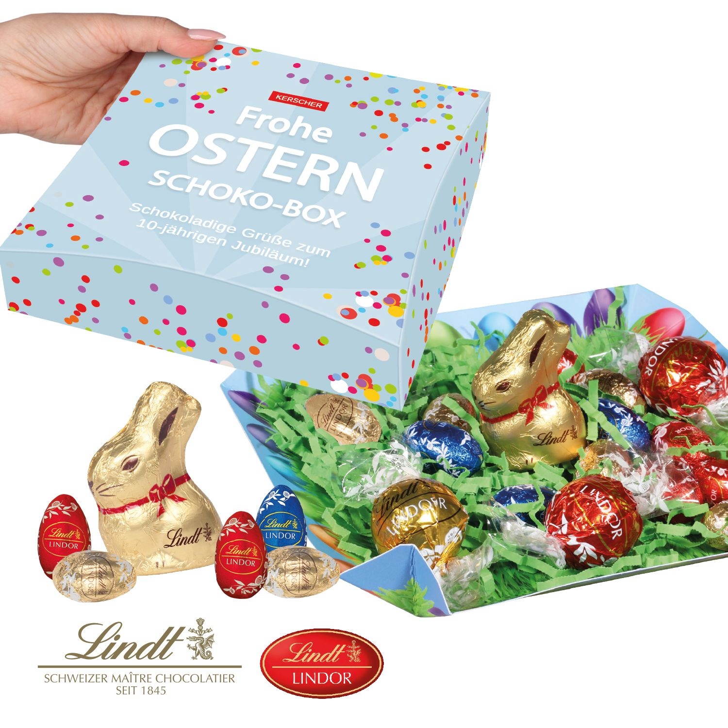 CD94694Ostermischung Ostergruesse von Lindt