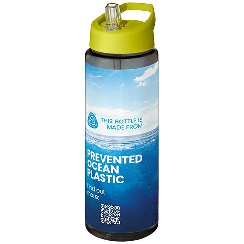 PF210486-4H2O Active® Eco Vibe 850 ml Sportflasche mit Ausgussdeckel _ kohle_limone