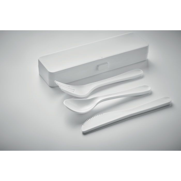 MO6661-06Rigata Besteck-Set PP_ weiss