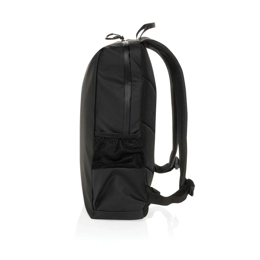 XDP763.44-01Lima Aware™ RPET wasserabweisender 15_6_ Laptop-Rucksack_ schwarz