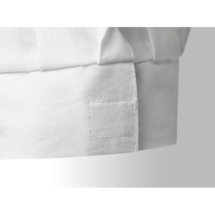 MO8409-06Chef Kochmuetze aus Baumwolle_ weiss